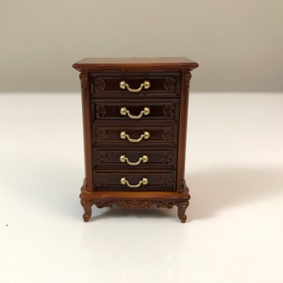 Miniature Dresser Dollhouse Room Box Diorama Craft Display - Picture 1 of 3